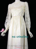 70s Cream Wedding Dress - sm