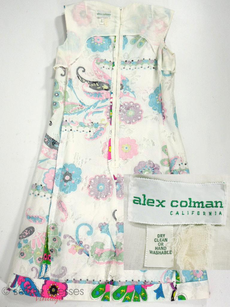 60s/70s Alex Colman Psychedelic Paisley Shift Dress – Better