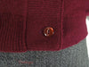 50s Burgundy Cashmere Cardigan