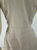 Vintage 1950s or 60s taupe wiggle dress at Better Dresses Vintage - multiple darts and seams for shape