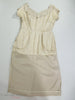 Vintage 1950s or 60s taupe wiggle dress at Better Dresses Vintage - interior
