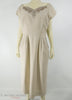 Vintage 1950s or 60s taupe wiggle dress at Better Dresses Vintage - unclipped from mannequin