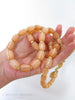 50s Crown Trifari Peach Beads Necklace