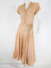 40s Peach Beige Lace Dress at Better Dresses Vintage - full view