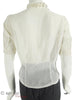 30s/40s ruffled blouse back view