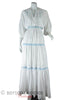 70s Boho Maxi Dress - full front view