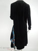 Velvet Silk Dress at Better Dresses Vintage - back view