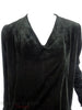 Velvet Silk Dress at Better Dresses Vintage - bodice close up