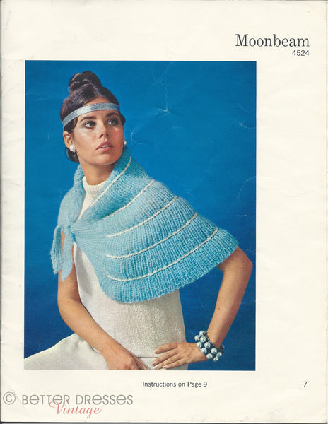 capelet from All That Glitters 1971 Bucilla pattern book