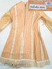60s Malcolm Starr Mini Dress in Peach Brocade
