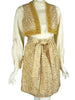 60s Mod Gold Dress Set
