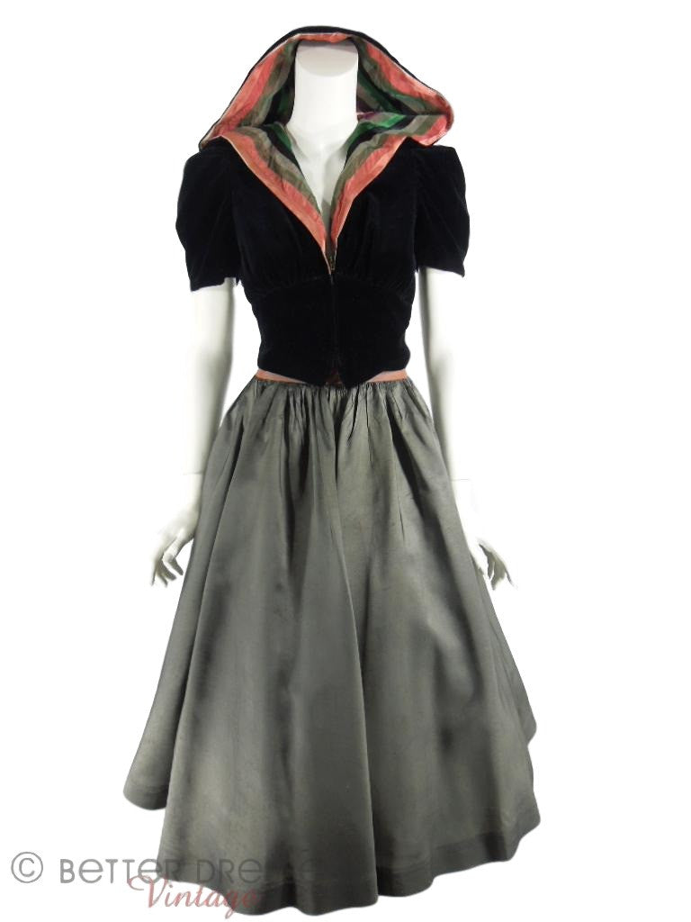 30s jacket & skirt set