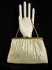 1950s Evening Bag in Gold Fabric