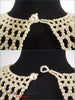 50s/60s Pearl Bib Necklace - closure