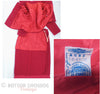 60s Red Boucle Suit at Better Dresses Vintage - interior details