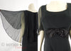 Robe de cocktail noire des années 60