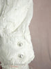 1970s 70s White cotton eyelet shirtwaist dress at Better Dresses Vintage - cuff detail