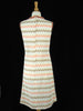 60s/70s Zig Zag Shift Dress