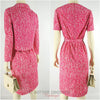 60s Fuchsia & White Dress and Jacket Set