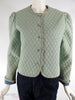 Vera Bradley Indiana Mist Green Quilted Jacket