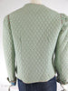 Vera Bradley Indiana Mist Green Quilted Jacket - back