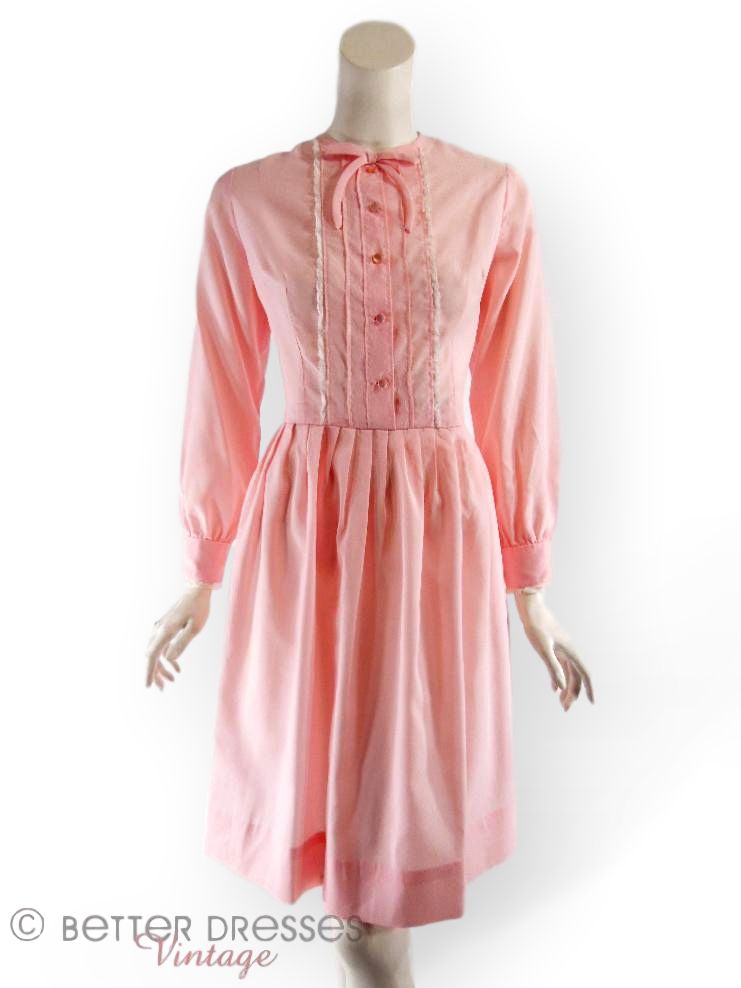 Early 60s Shirtwaist in Pink
