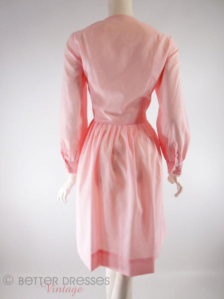 Robe chemise rose des années 60