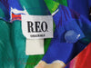 80s Bright Cross-Front Dress - R.E.O. Designs label