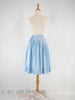 50s/60s Light Blue Full Skirt - without crinoline