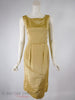 60s Gold Dress + Overlay - sheath