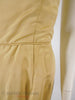 60s Gold Dress + Overlay - waist piping
