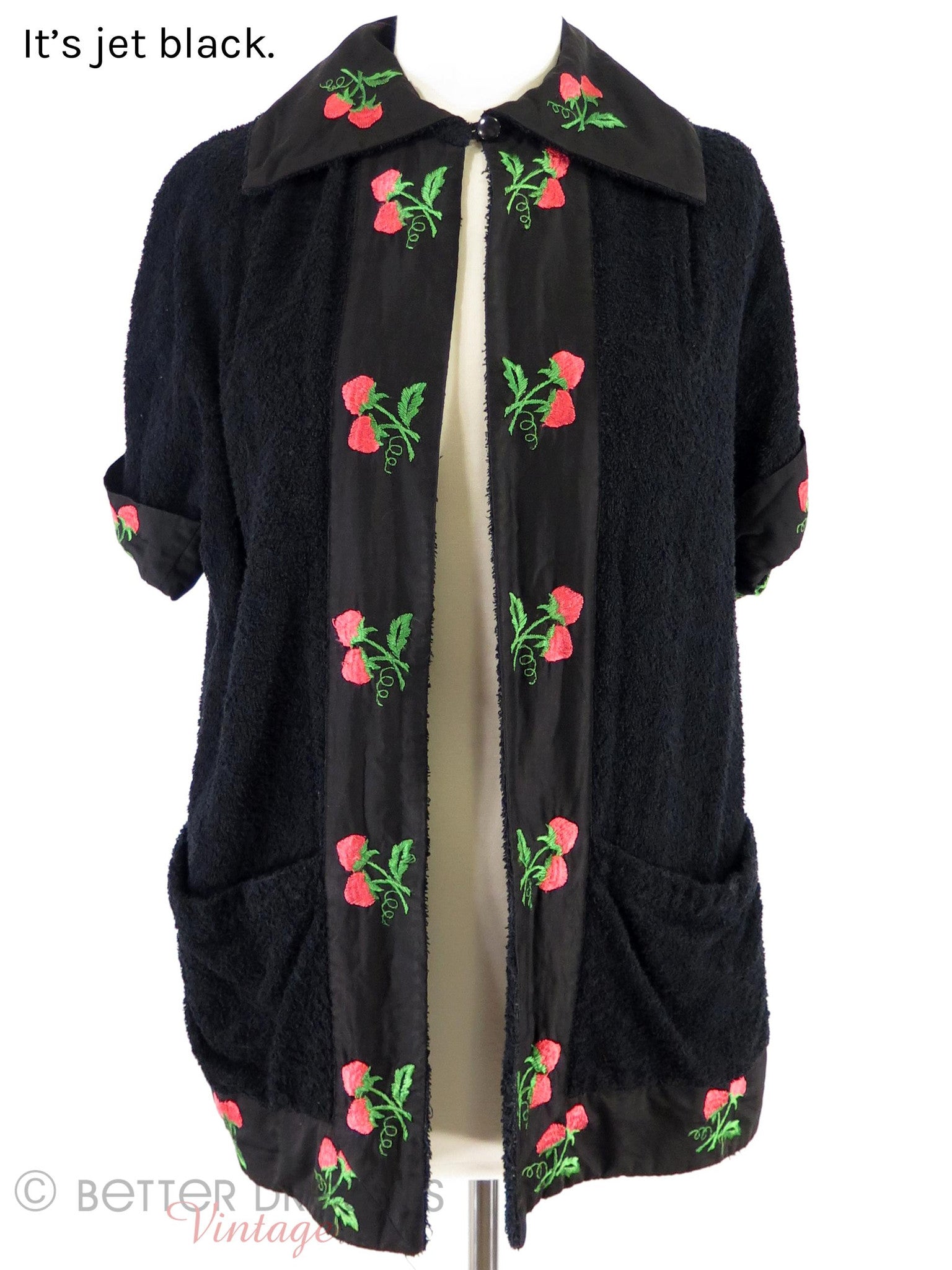 40s/50s Jantzen Terry Cloth Swimsuit Cover Up - sm, med, lg 