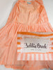 50s/60s Orange Stripes Full Skirt Shirtwaist by Bobbie Brooks