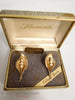 50s Krementz Gold and Pearl Earrings
