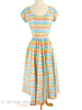 50s/60s Circle Skirt Pastel Dress - no crinoline