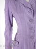 1940s 1950s Skirt Suit in Lavender - close