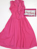 40s/50s Fuchsia Sundress - interior and Vicky Vaughn label