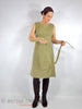 1960s Jumper Dress in Olive Tweed - no belt