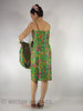 50s Sarong Dress + Bolero Set - dress back