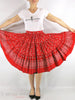 50s Rockmount Full Circle Red Bandana Skirt - held out