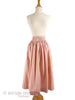 Vintage Pink and Cream Ticking Stripe Skirt