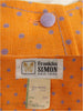 60s Polka Dot Scooter Shift - texture and Franklin Simon label