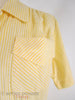 60s/70s Seersucker Dress - chest pocket detail