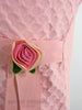 60s Shift Dress in Pink - detail