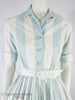 50s/60s Striped Shirtwaist - close view