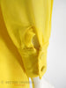 60s Mod Yellow Minidress - cuff detail