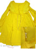 60s Mod Yellow Minidress - interior and tag remnant