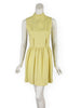 60s Mod Yellow Mini Dress