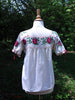 50s Mexican Blouse - back view (same as front)