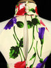 70s Floral Maxi Dress - close-up of back